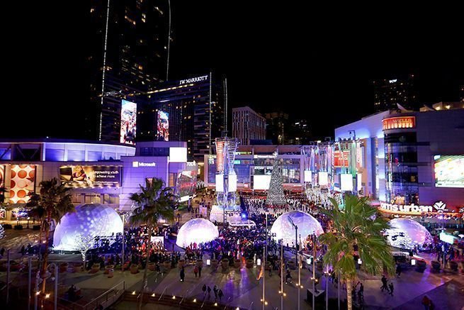 Target & Star Wars Galactic Experience Dome Projection at L.A. LIVE
