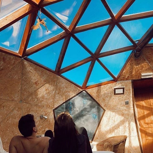 geodesic wooden domes