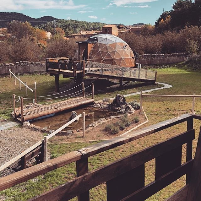 geodesic wooden domes