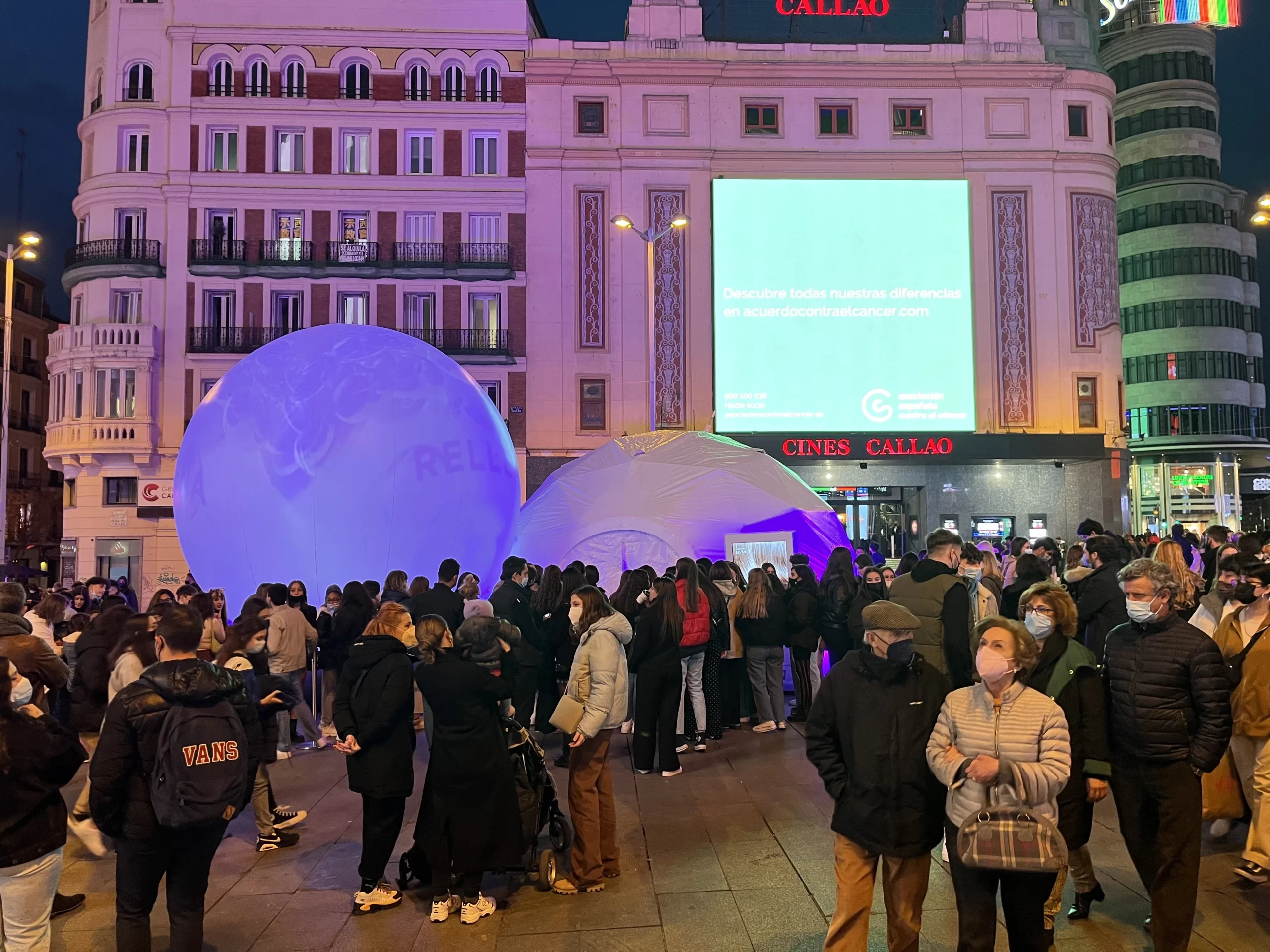 domo geodésico plaza de callao