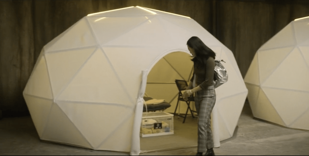 the head 3 domo geodésico en la temporada 3 de The Head